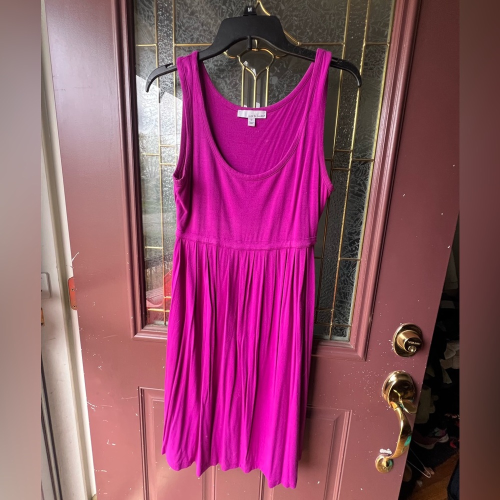 Women's Purple Sleeveless Dress